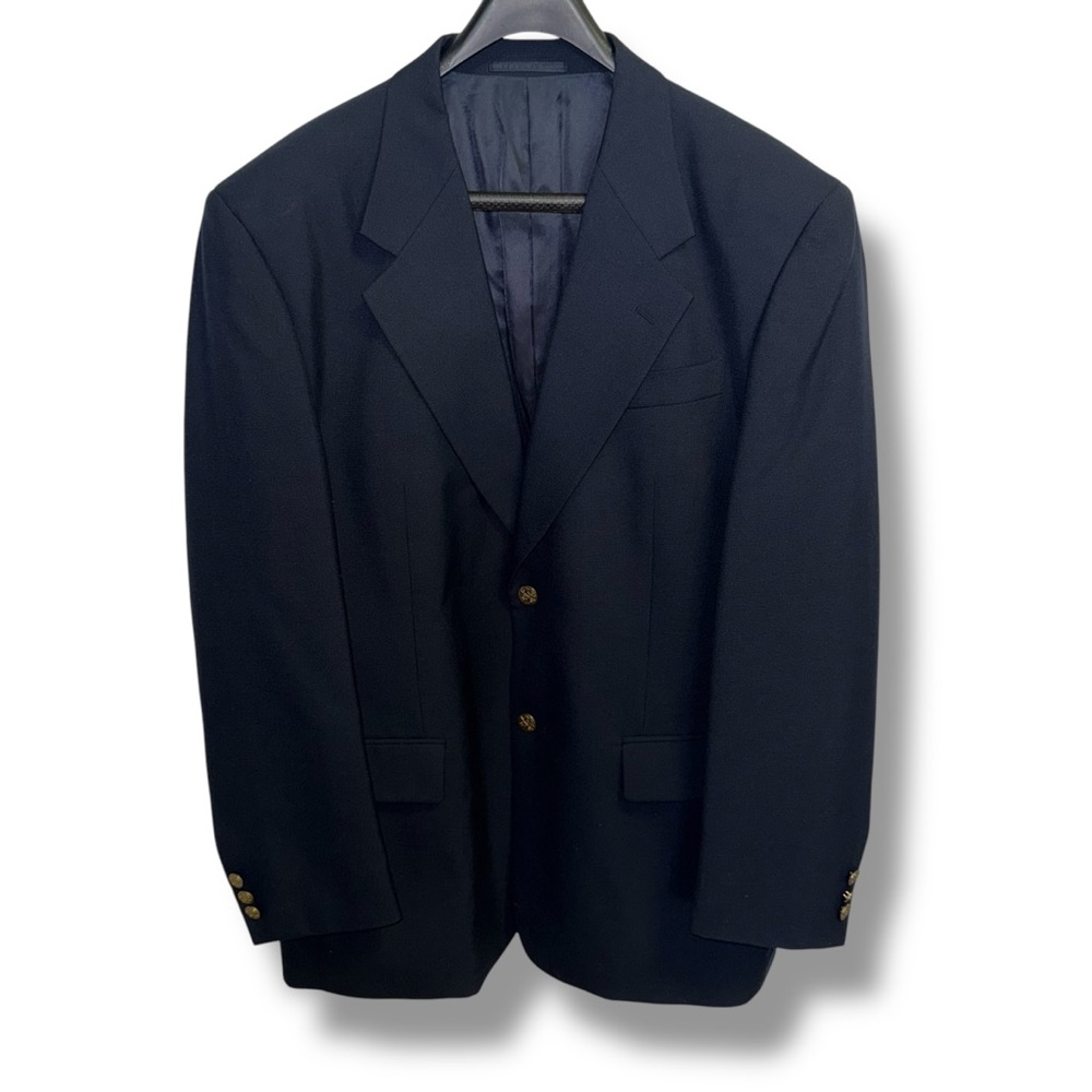 Classic Vintage Black Wool Blazer / Suit Jacket Men’s Size 42R